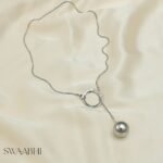 Ball Pendant Necklace - Silver