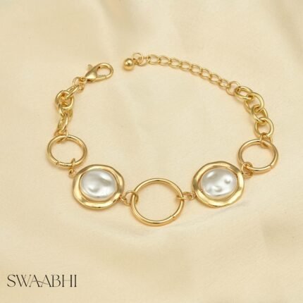 Pearl Eternity Circle Bracelet