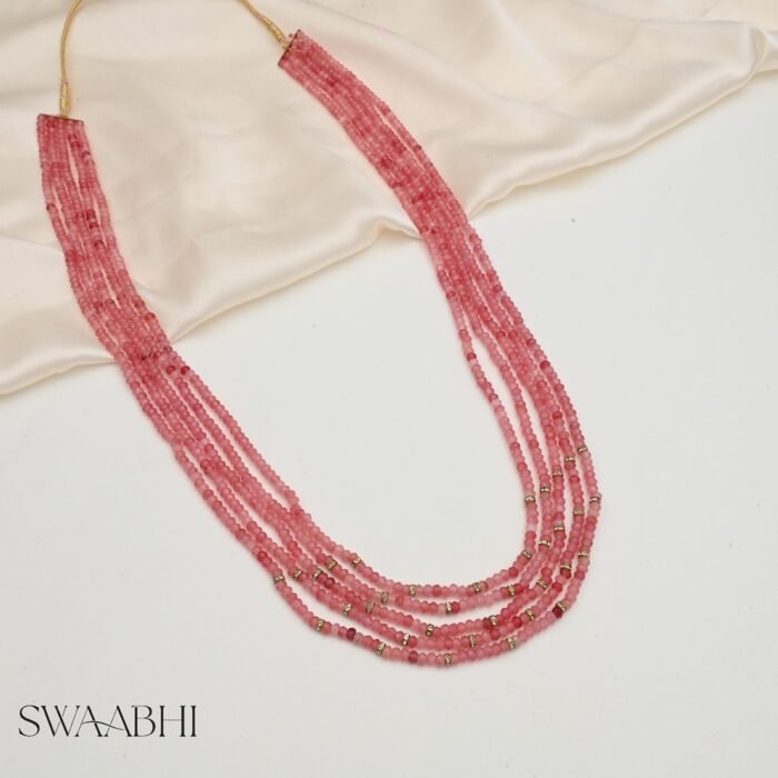 Pink Layered Necklace