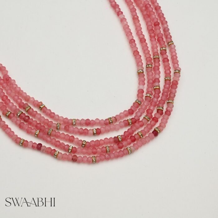 Pink Layered Necklace