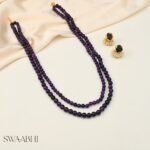 Violet Beads Necklace Set