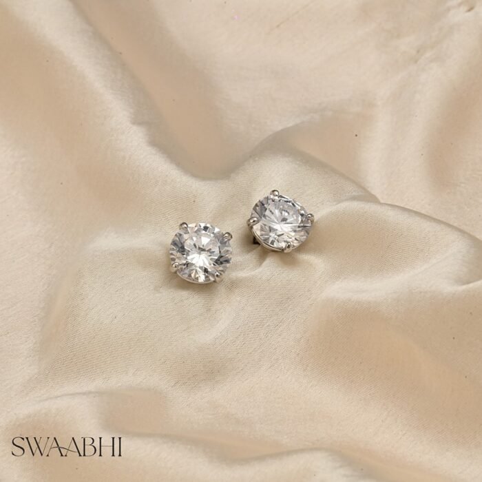 Cubic Zirconia Stud Earrings