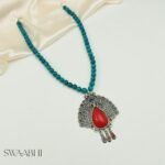 Ethnic Turquoise Beads Necklace