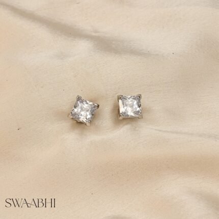 Staple Square Studs Earrings