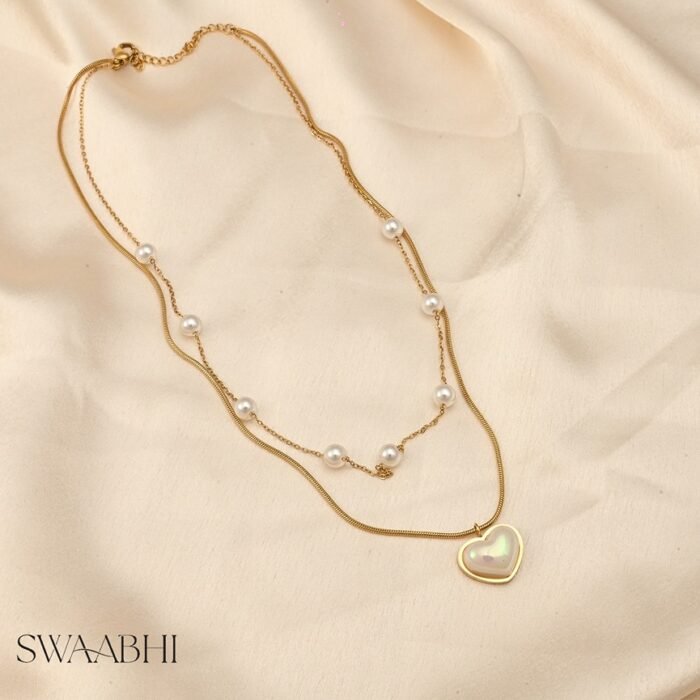 Dainty Pearl Layered Necklace